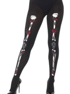 Day of the Dead Skelett Strumpbyxor