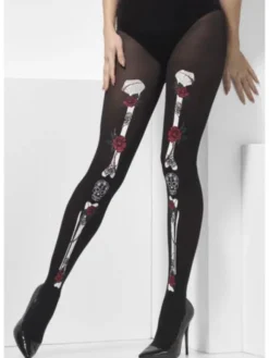 Day of the Dead Skelett Strumpbyxor