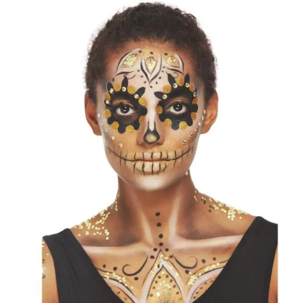 Day Of The Dead Smink Kit Guld