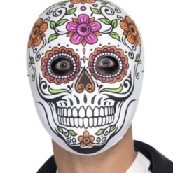 Day Of The Dead Sugar Skull Mask