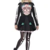 Day of the Dead Sugar Skull Maskeraddräkt Barn (X-Small (TEEN 13+))
