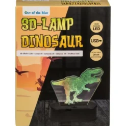 3D Dinosaurie Lampa