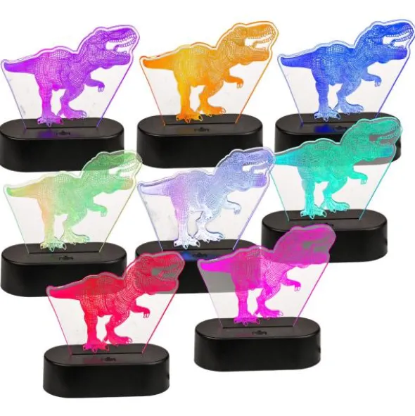 3D Dinosaurie Lampa