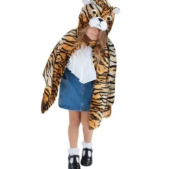 Deluxe Tiger Cape Barn 4-7 år