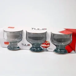 Dessertskålar med Fot 3-pack