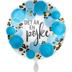 Det Är En Pojke Ballong Leopard
