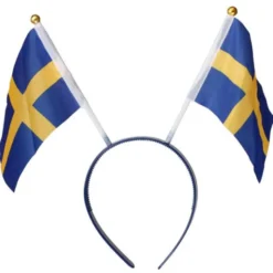Diadem med Stora Svenska Flaggor
