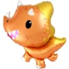 Dinosaurie Folieballong Triceratops Stor Orange
