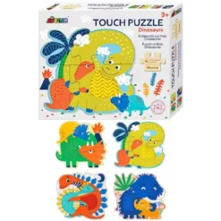 Dinosaurie Pussel 4-pack