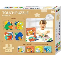 Dinosaurie Pussel 4-pack