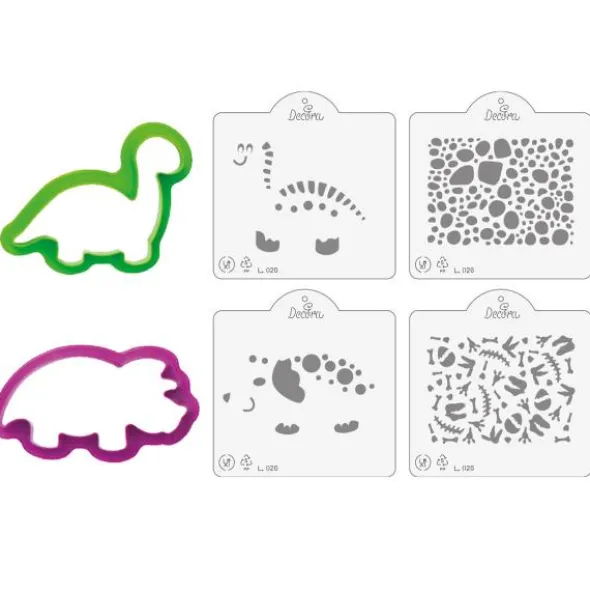 Dinosaurier Utstickare/Bakmallar 6-pack
