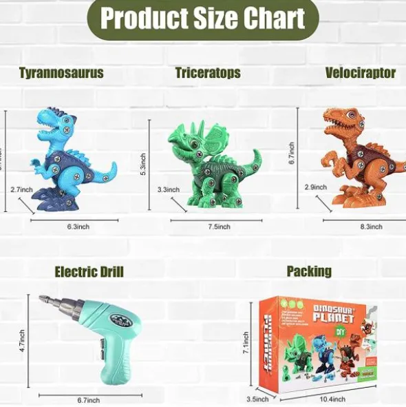 Dinosaur Planet DIY Leksaksset