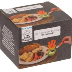 Dippskålar med Klämmor 4-Pack