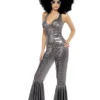 Disco Diva Maskeraddräkt (Small (36-38))
