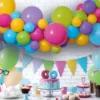 DIY Ballonggirlang Färgglad