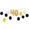 DIY Ballonggirlang 40 år 13-pack