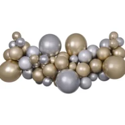 DIY Ballonggirlang Shine Silver och Guld