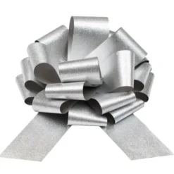 DIY Dekorationsrosett Silver 30 cm