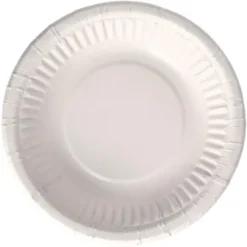 Djupa Engångstallrikar Vit