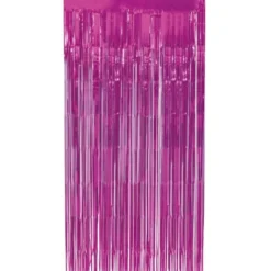 Dörrdraperi Metallic Fuchsia