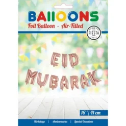 Eid Mubarak Ballonggirlang Kit Roséguld