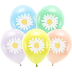 Eko Ballonger Prästkrage Pastell 5-pack