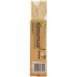 Ekologiska Träbestick Set