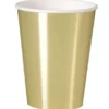 Engångsmuggar Metallic Guld