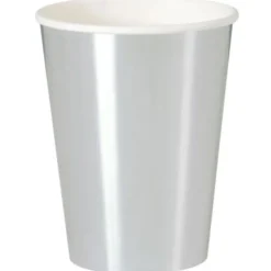Engångsmuggar Metallic Silver