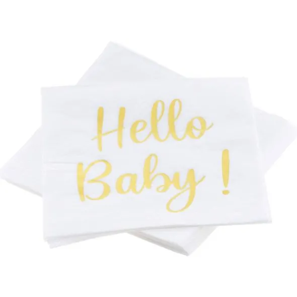 Engångsservetter Hello Baby 20-pack