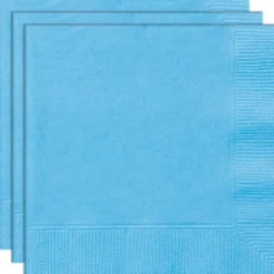 Engångsservetter Klarblå 17 cm 20-pack