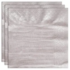Engångsservetter Silver 24 cm 20-pack