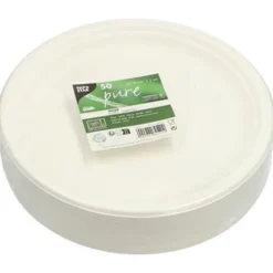 Engångstallrikar Sockerrör 26 cm 50-pack