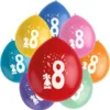 Födelsedagsballonger Monster 8 år