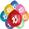 Födelsedagsballonger Monster 10 år