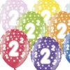 Födelsedagsballonger 2 år