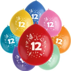 Födelsedagsballonger 12 år