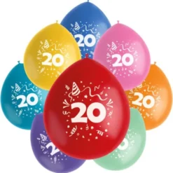 Födelsedagsballonger 20 år
