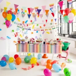 Figurballonger Färgmix Matt 5 cm 25-pack (25-pack)