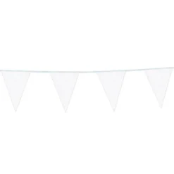 Flaggirlang Glitter Krämvit