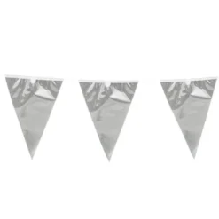 Flaggirlang Mini Silver
