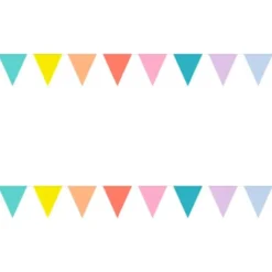 Flaggirlang Pastell