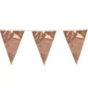 Flaggirlang Roseguld XL