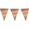 Flaggirlang Stor Roséguld