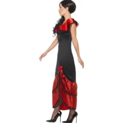 Flamenco Klänning Maskeraddräkt (Small (Strl. 36-38))