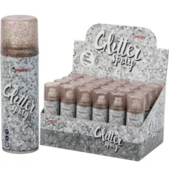 Flerfärgad Glitter Hårspray