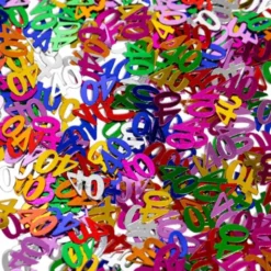 Flerfärgad Konfetti 40 år