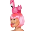 Fluffigt Flamingo Diadem