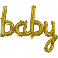 Folieballong Baby Guld