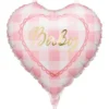 Folieballong Baby Hjärta Ljusrosa 35 cm